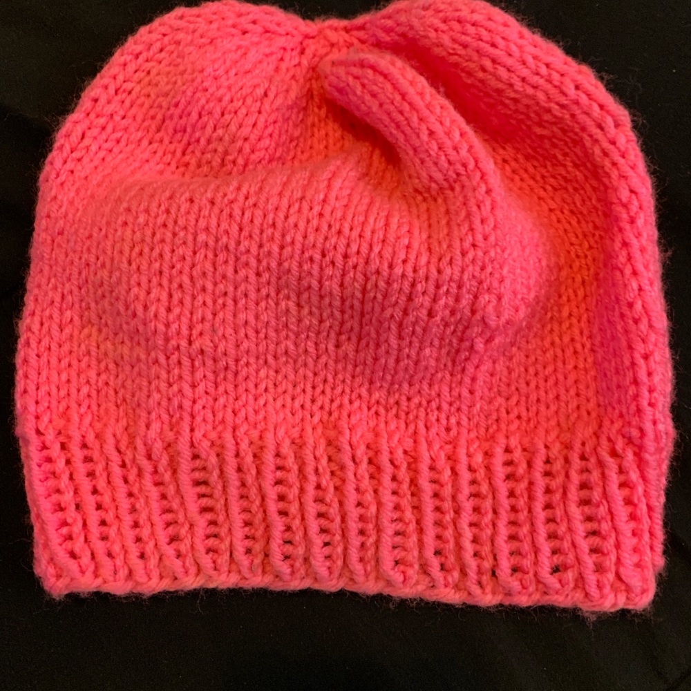 Knit hat for cool or cold weather